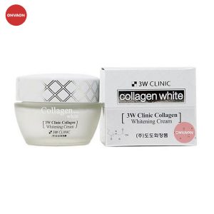 Kem dưỡng trắng da 3W Clinic Collagen Whitening Cream