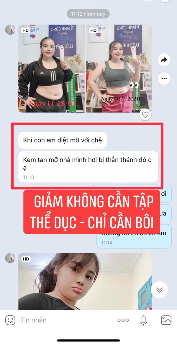 feedback kem tan mo Linh Huong