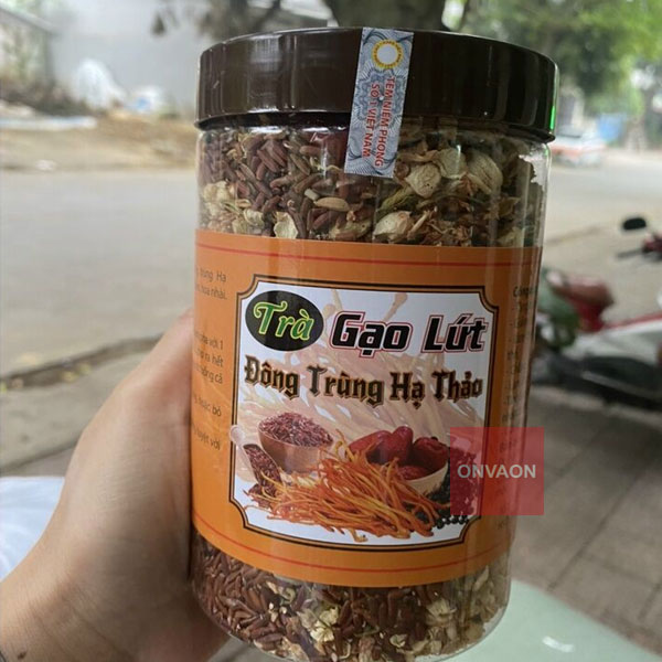 Tra gao lut dong trung ha thao