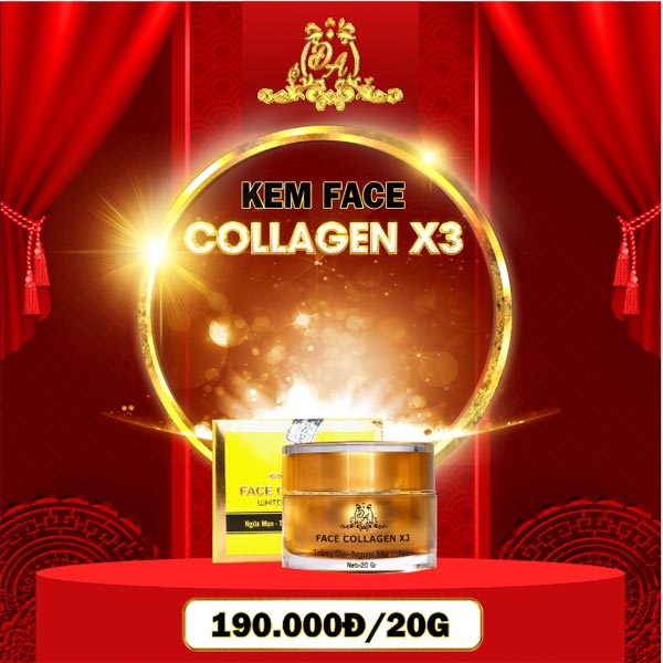 Kem Face Collagen X3 chinh hang