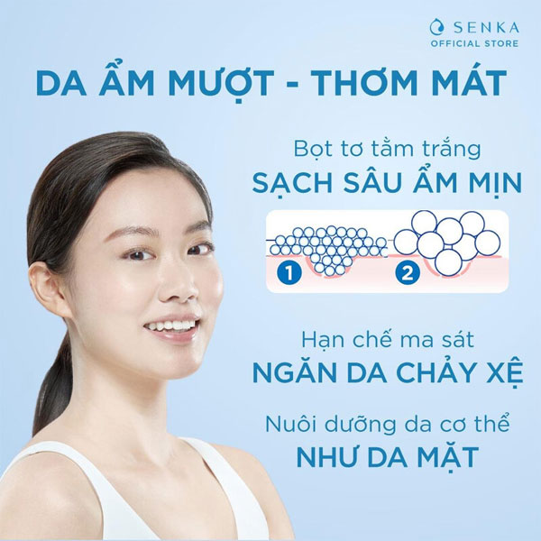 Sua tam Senka duong am da