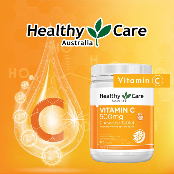 Viên Vitamin C Healthy Care chinh hang