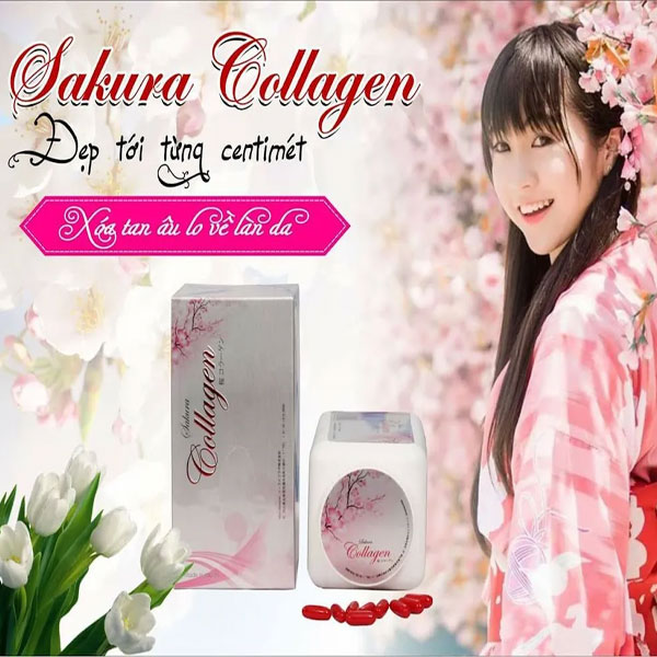 Vien uong dep da Sakura Collagen Nhat Ban