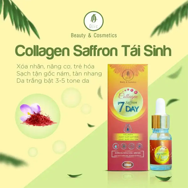 Collagen Saffron 7 Day cong dung
