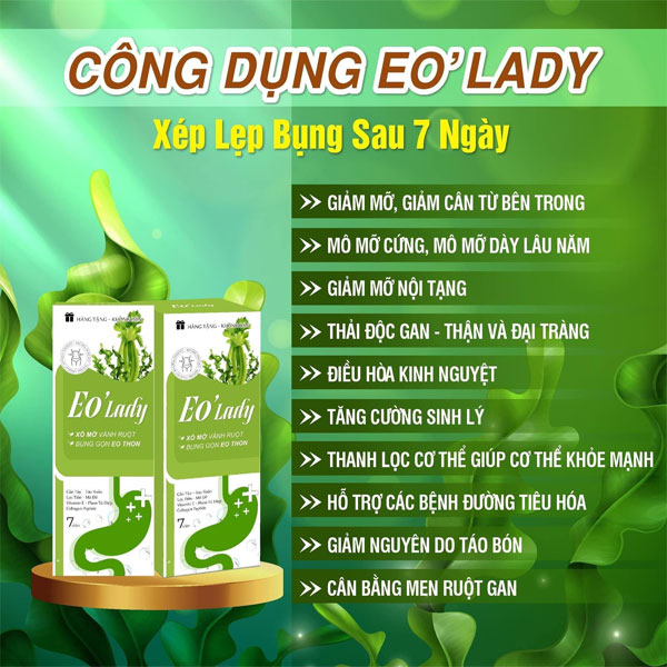 Tra giam can Eo Lady cong dung