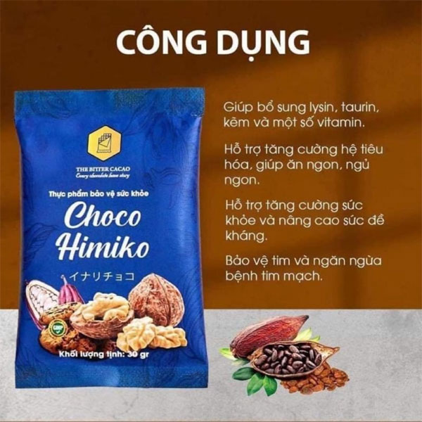 Cacao tang can Choco Himiko cong dung